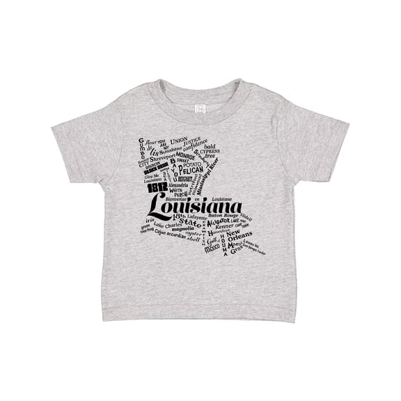 Inktastic Louisiana Word Salad Boys or Girls Toddler T-Shirt