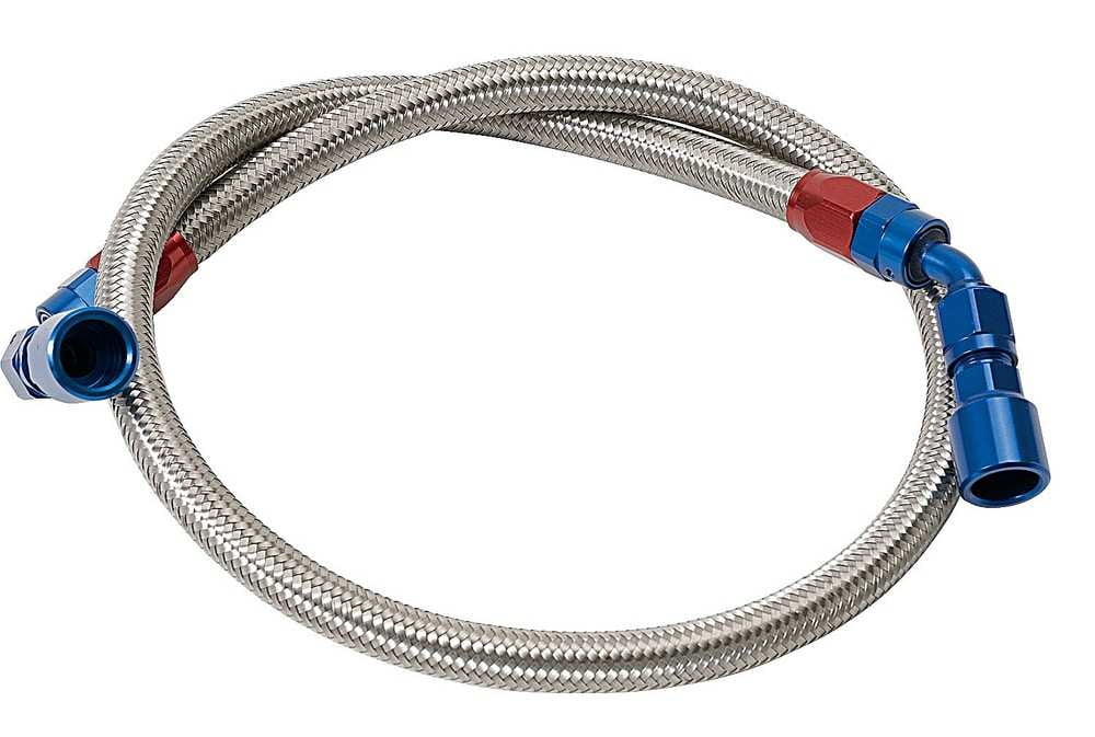 Russell 651111 SS Braided Fuel Hose With 6AN ProFlex Hose For 1997-06 Jeep Wranger 4.0L