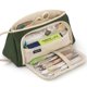 thumbnail image 1 of Estuche de lona de gran capacidad para lápices, bolsa de almacenamiento grande y alta para marcadores, 1 of 8