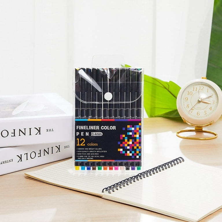 Journal Planner Pens Colored Pens Fine Point Markers Fine Tip Drawing Pens  Porous Fineliner Pen