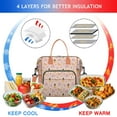 thumbnail image 4 of Princess Carriage Pattern Womens Lunch Box for Work,Insulated Large Lunch Bag for Tween and Teen,Loncheras Para Mujer,Leakproof Adult Lunch Bag for Work,Beach,Travel,Picnic,Camping, 4 of 7