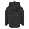 thumbnail image 2 of Couver Toddler Fleece Long Sleeve Hooded Pullover Sweatshirt with Side Seam Pockets, STORM CAMO 5/6, 2 of 5