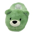 thumbnail image 4 of APLVFFZH Furry Animal Shoes Cartoon Bear Soft Casual Nonslip Cute Fuzzy Slippers Footwear Green, 4 of 9
