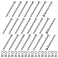 thumbnail image 1 of Kit de tornillos de cabeza hexagonal Uxcell de 20 piezas con tuercas, arandelas planas y de bloqueo M6x80mm, 1 of 1