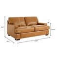 thumbnail image 3 of Siggy Genuine Leather Sofa Set for Living Room - Oversized leather sofa for Luxurious Comfort & Durability for Any Space, 3 of 10