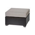 thumbnail image 1 of TKC Barbados Patio Wicker Ottoman in Beige, 1 of 6