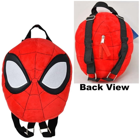 Spiderman Head Plush Backpack