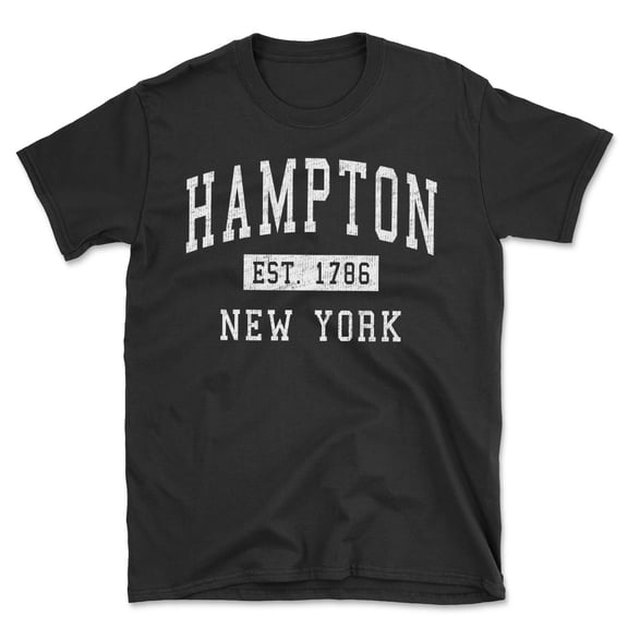 Hampton New York Classic Established Men's Cotton T-Shirt