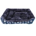 thumbnail image 2 of Dog House Rectangle Shape Animals Print Warm Kennel Pet Winter Nest for Winter, 2 of 10