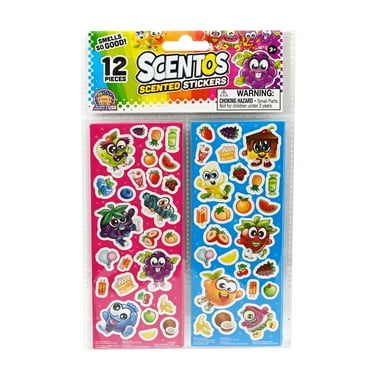 Scentos Long Lasting Scented Stickers, 300 Pieces (12 Pack)