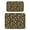 White-508, variant on Hemp Leaf Coffee Maker Mat Set 2pcs Absorbent Countertop Protector with Rasta Design, Eco-Friendly Materials