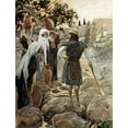 thumbnail image 2 of Tissot, James 12x14 White Modern Wood Framed Museum Art Print Titled - Saul Questions The Young Maidens, 2 of 4