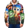 thumbnail image 6 of Lsque inside out 2 for Mens Full-zip Hoodie, Zip-up Pullover Hooded Sweatshirt, Kangaroo Pocket Hoodie Ideal for Daily Wear, Travel, and Home-3X-Large, 6 of 8