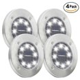 thumbnail image 4 of 8PCS 8 LED Outdoor Solar Garden Pathway LED light Waterproof Ground Light Landscape Waterproof Security Lamps Pathway Yard Floor Light, 4 of 8
