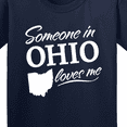 thumbnail image 4 of Inktastic Someone in Ohio Loves Me Youth T-Shirt, 4 of 5