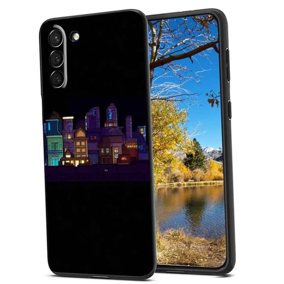 City-Land-41-23 Phone Case, Degined for Samsung Galaxy S22 Case Men Women, Flexible Silicone Shockproof Case for Samsung Galaxy S22