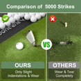 thumbnail image 3 of Alfombra de golf Ponsonbay integrada de 180 x 120 cm con bandeja para bolas, 3 camisetas, 3 of 9
