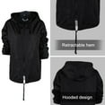 thumbnail image 4 of FNNMNNR Clearance! Spring Thin Jacket for Women  Fashion Waterproof Jacket  Insulated Coat Windbreaker Outdoor  Black  2XL, 4 of 12