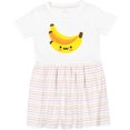 thumbnail image 3 of Inktastic Adorable and Yummy Bananas Girls Toddler Dress, 3 of 5