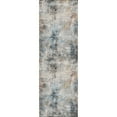 thumbnail image 2 of BERTHMEER 2'x6' Washable Abstract Runner Rugs for Hallway Bathroom Bedroom Entryway Kitchen Non Slip Modern Contemporary Distressed Runner Rugs, Blue Multicolor, 2 of 4