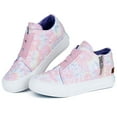 thumbnail image 4 of JENN ARDOR Women Platform Sneakers Hidden Wedge Canvas Shoes with Zipper, 4 of 6