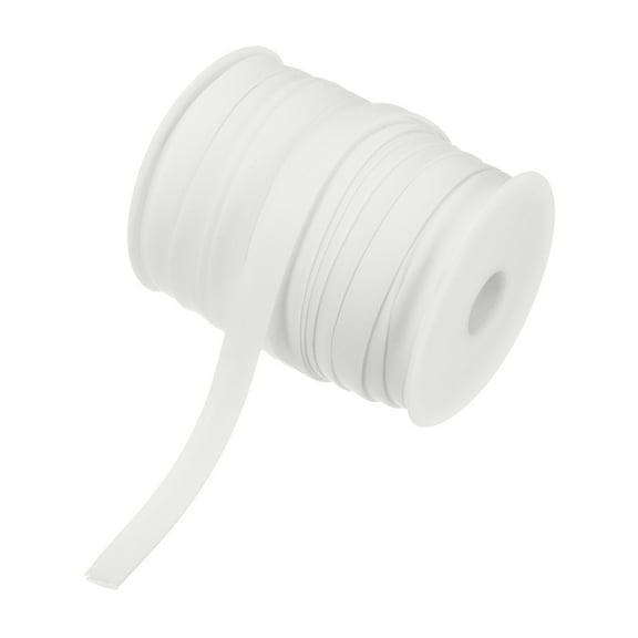 Uxcell Double Fold Bias Tape 1/2" 55 Yards for Sewing/Seaming/DIY White