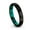 Black, variant on Matching Promise Ring for Couples Grey 4mm Fushia Line
