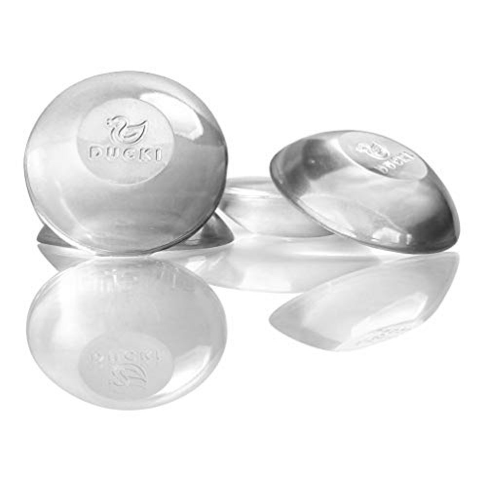 Door Stopper Wall Protector (4pk) Quiet, Shock Absorbent Gel