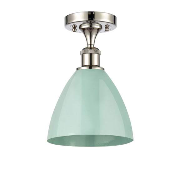 Innovations Lighting - Plymouth Dome - 1 Light Semi-Flush Mount In Industrial