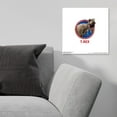 thumbnail image 4 of Gallery Pops Jurassic World - T. Rex Badge Wall Art, Unframed Version, 12" x 12", 4 of 5