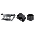 thumbnail image 2 of Bloque de bicicleta Montaje de horquilla Almacenamiento de vehículos Aleación de aluminio Soporte de piezas de ciclismo Horquilla delantera de bicicle Negro, 2 of 8