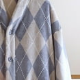 thumbnail image 4 of Kalauyu Mens Plush Warm Pajama Tops Soft Fluffy Fuzzy Sleepwear with Pockets Cozy Loungewear Pjs Tops for Men, 4 of 6