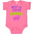 thumbnail image 3 of Inktastic Best Lil Sister Ever Girls Baby Bodysuit, 3 of 5