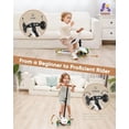 thumbnail image 3 of Scooter / Triciclo Evolutivo 5 en 1  de Equilibrio para Niños, Patinete Multifuncional Convertible con Asiento Desmontable, Guía y Luz LED, Color Blanco, 3 of 5