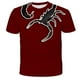 thumbnail image 2 of Summer 3d print T Shirt fashion Children Short Sleeve T-shirt Hip Hop Streetwear Funny Scorpion Printed T Shirts11T Gong Bohan LED, 2 of 2