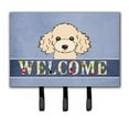 thumbnail image 1 of Carolines Treasures BB1444TH68 Buff Poodle Welcome Leash & Key Holder, 1 of 1