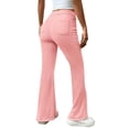 thumbnail image 5 of Women's Autumn/Spring Casual Loose Fit Wide Leg Pants With Pockets Falls Creek Pants Sweat Pants Women Casual plus Size Womens Cargo Pant Comfy Womens Pants Harem Pants for Women Comfy Pants Womens, 5 of 6