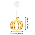 thumbnail image 3 of Fall Decor Window Lights with Timer - Thanksgiving LED Lights Featuring Acorn, Maple Leaves & Pumpkin Designs, Battery Operated with Suction Cups for Home Autumn Decorations, 3 of 5