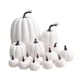 thumbnail image 5 of 14 calabazas artificiales para Halloween, manualidades de varios tamaños, decoración del hogar de temporada. Blanco, 5 of 9