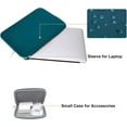 thumbnail image 2 of Mosiso Laptop Sleeve for MacBook Air 15 inch M3 A3114 M2 A2941 Lenovo Dell HP Asus Acer, Protective Neoprene Notebook Bag with Small Case, Deep Teal, 2 of 8