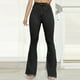 thumbnail image 2 of Pantalones acampanados de mezclilla con costuras finas elásticas de pierna ancha de cintura alta a la moda para mujer Fridja  hfkajh103360, 2 of 6