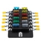 thumbnail image 1 of 12 Way Blade Fuse Box Holder Fuse Blocks con Indicador LED rojo 10Pcs Fuses 10Pcs Terminal Abanopi Bloque de fusibles, 1 of 7