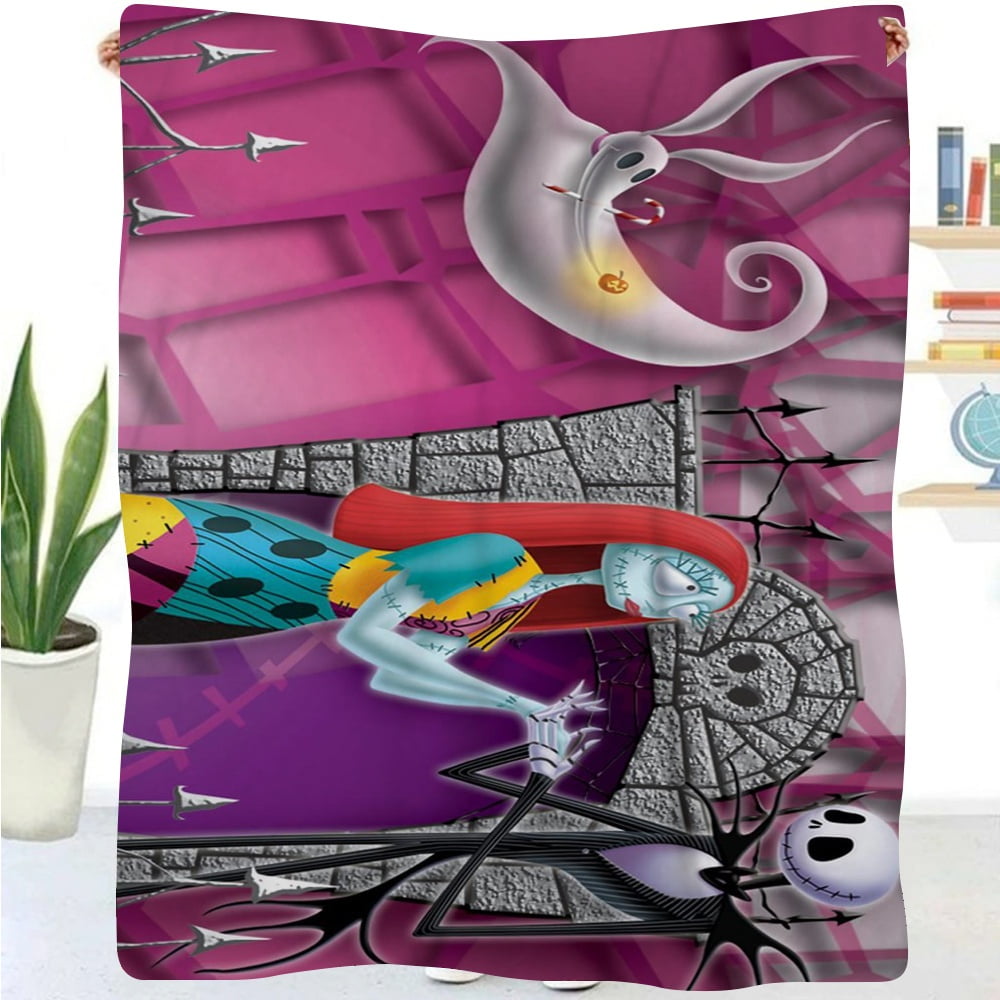 NIGHTMARE BEFORE CHRISTMAS,Flannel Throw Blankets Soft Throw Blankets