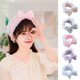 thumbnail image 3 of Elastic Furry Headband Non Slip Plush Bows for Head Wrap Ruffle Lace Headbands Makeup Headwrap Lovely Soft Hair Accessor purple, 3 of 4
