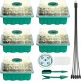 thumbnail image 2 of Maceta para plántulas engrosada con lámpara Caja para plántulas con válvula de ventilación para plantas pequeñas Lámpara, 2 of 3