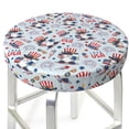 thumbnail image 3 of Naloa I Love USA Round Bar Stool Cushion Cover 12-14 inch, Fits Kitchen, Office, Restaurant Chairs - 14 inch, 3 of 7