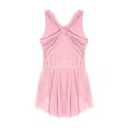 thumbnail image 6 of Yeahdor Kids Girls Sleeveless Rhinestones Ballet Leotard Contemporary Modern Lyrical Dance Dress Pink 14, 6 of 7