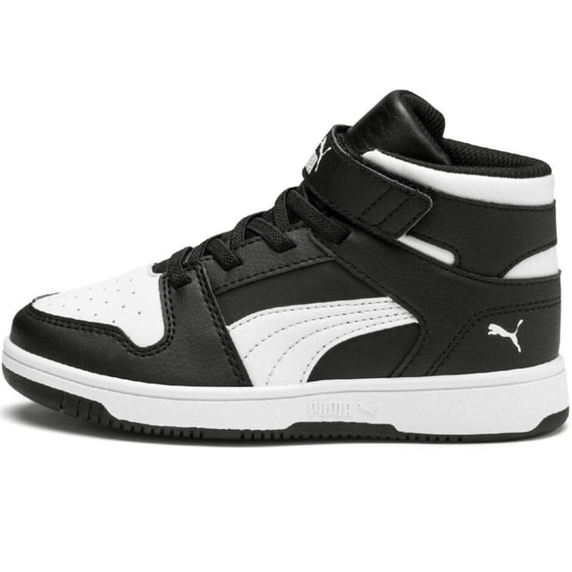 Tenis Puma Rebound Layup SL V PS para Niños 17 A 22. 370488-01 negro 19.5 Puma 370488-01 REBOUND LAYUP SL V PS