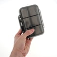 thumbnail image 5 of Unique Bargains 7 Grids Double Layers Portable Pill Box 1 Pc Gray, 5 of 6