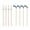 AB, variant on wutoase 100/200Pcs Golf Club Cocktail Picks Decorative, Bamboo Skewer Sticks Party Buffet Cupcake Food Fruit Drink Appetizer Sticks Toothpicks